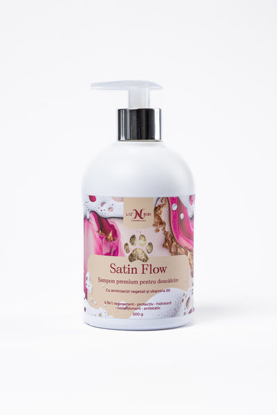 Liz'N Bibi Satin Flow Sampon premium pentru descalcire si luciu 500ml