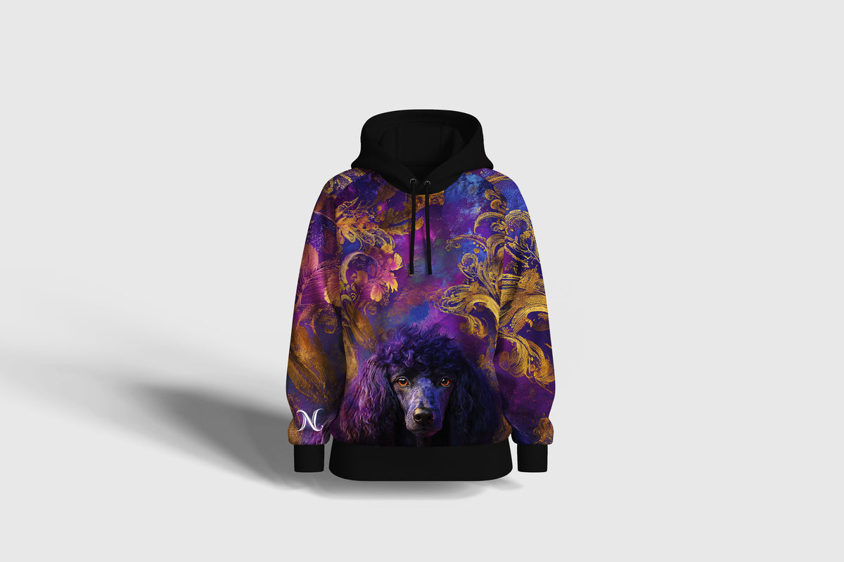 Liz'N Bibi Hanorac full Print Purple Poodle