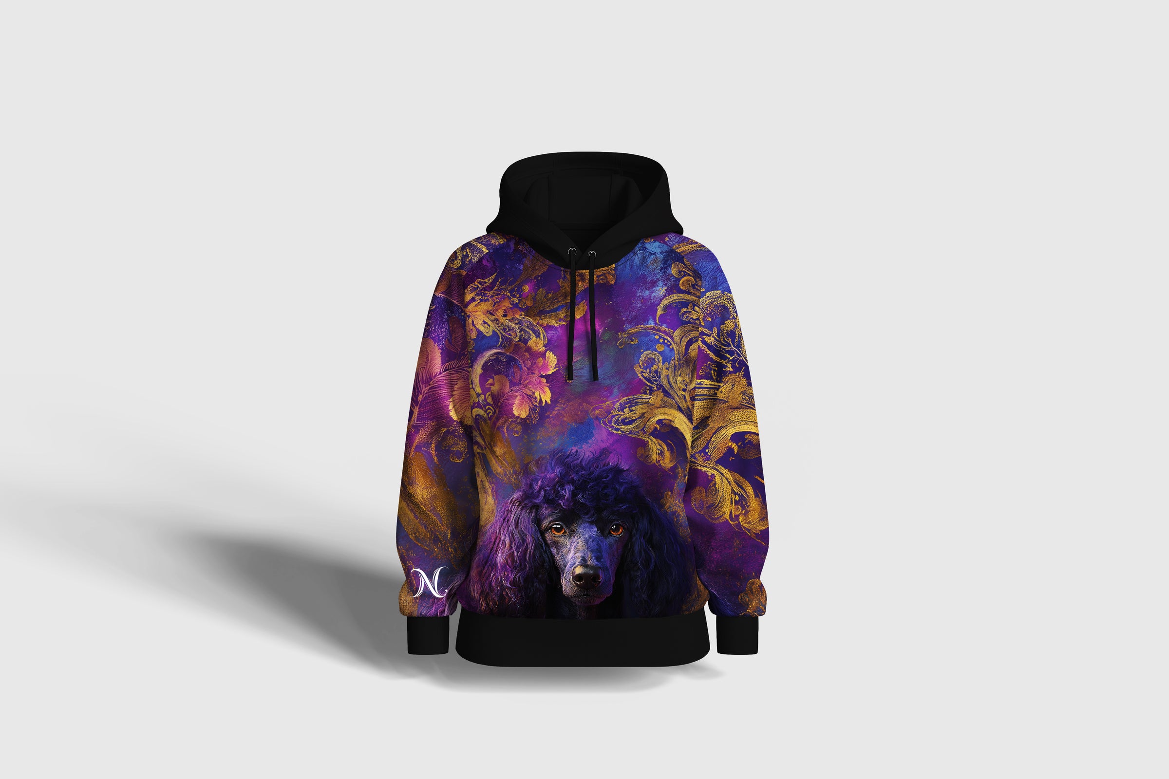 Liz'N Bibi Hanorac full Print Purple Poodle