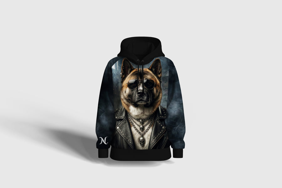 Liz'N Bibi Hanorac full Print Top Dog American Akita
