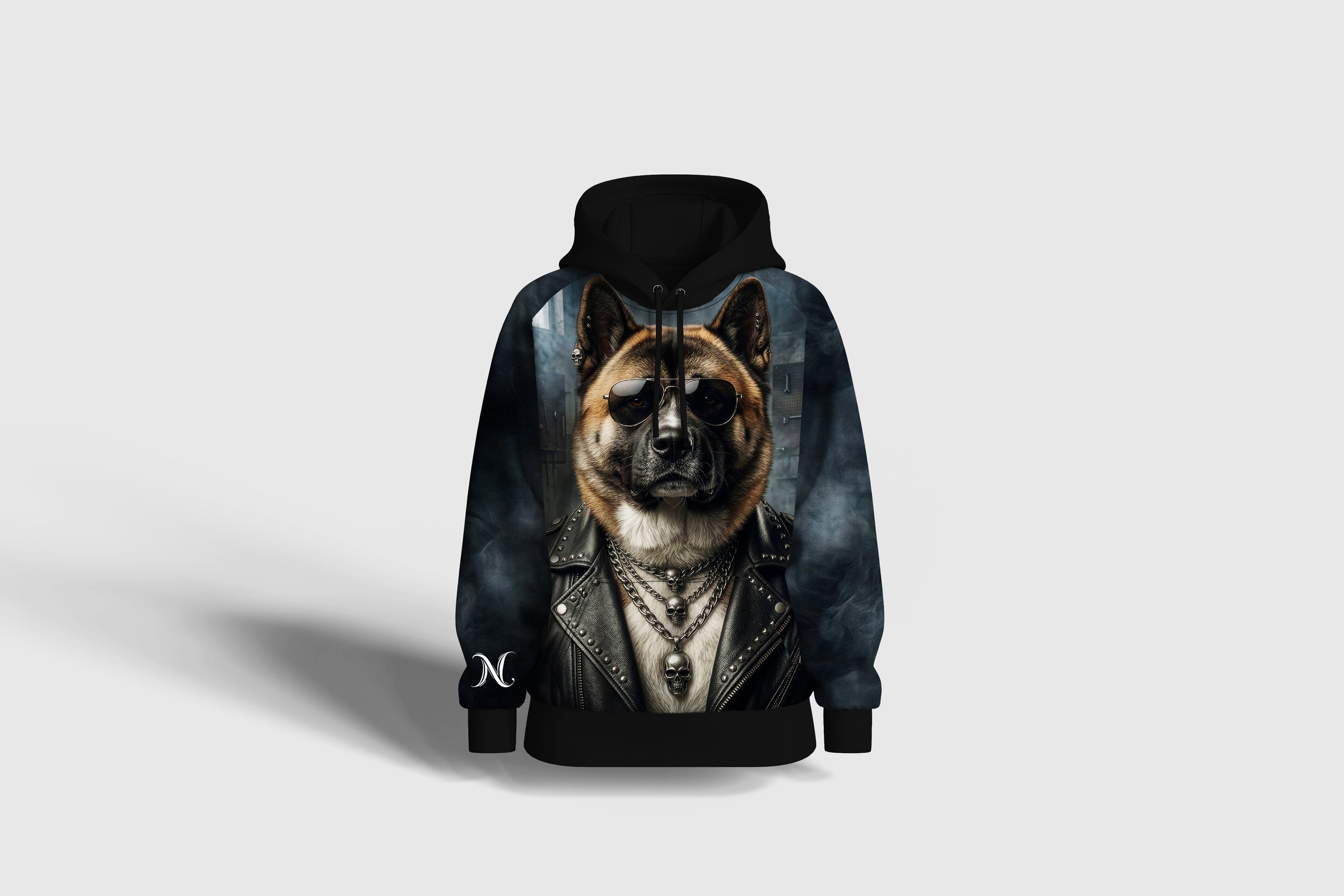 Liz'N Bibi Hanorac full Print Top Dog American Akita