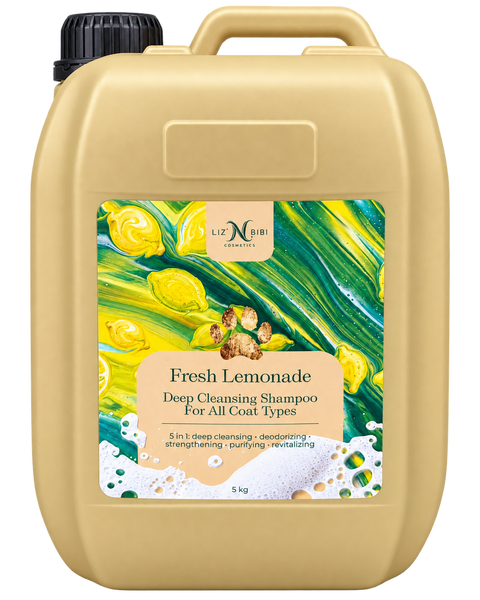 Liz'N Bibi Șampon Fresh Lemonade pentru curățare profundă 5L