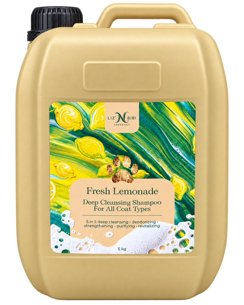 Liz'N Bibi Șampon Fresh Lemonade pentru curățare profundă 5L