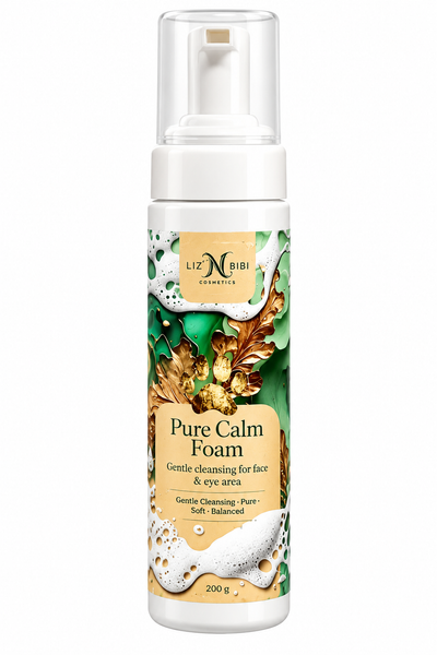 Liz'N Bibi Pure Calm Foam Șampon Spuma delicat pentru fata si ochi 200g