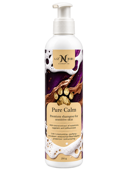 Liz'N Bibi Pure Calm Sampon hipoalergenic pentru piele sensibila 250ml- Bubblegum