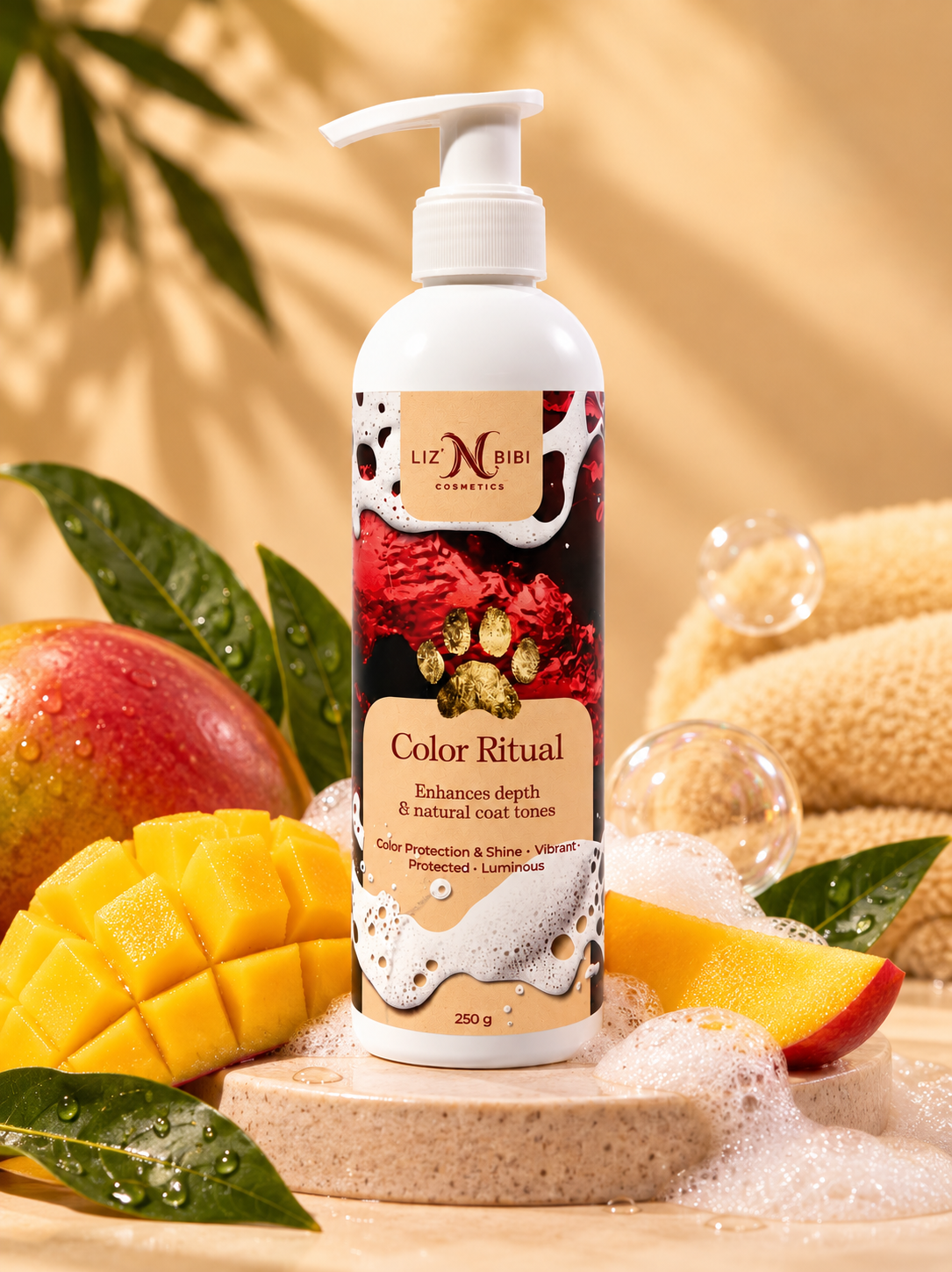 Liz'N Bibi Color Ritual sampon pentru blana alba si intensificarea culorii 250g