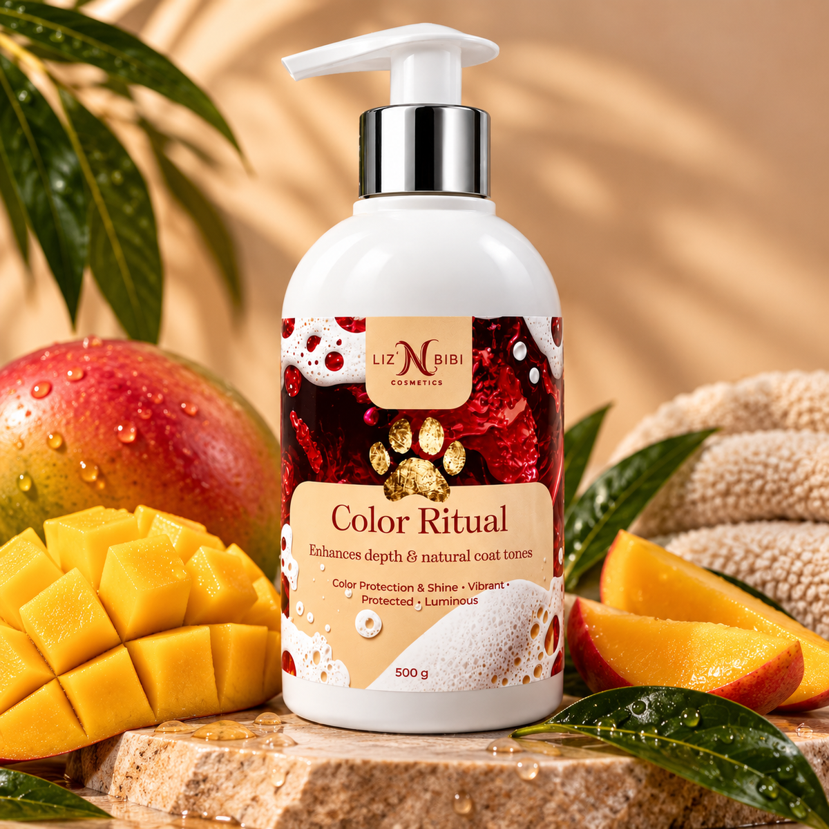 Liz'N Bibi Color Ritual sampon pentru blana alba si intensificarea culorii 500g