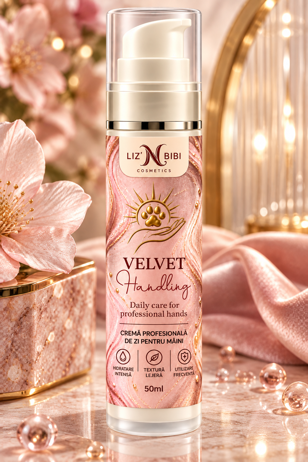 Liz'N Bibi Velvet Handling Crema de zi pentru maini obosite 50g