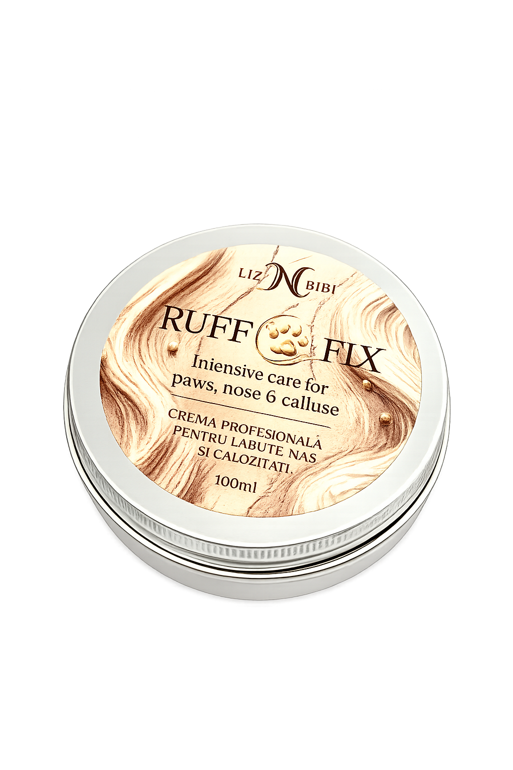 Liz'N Bibi Ruff Fix- CBalsam intensiv pentru Nas, Labute si Calozitati