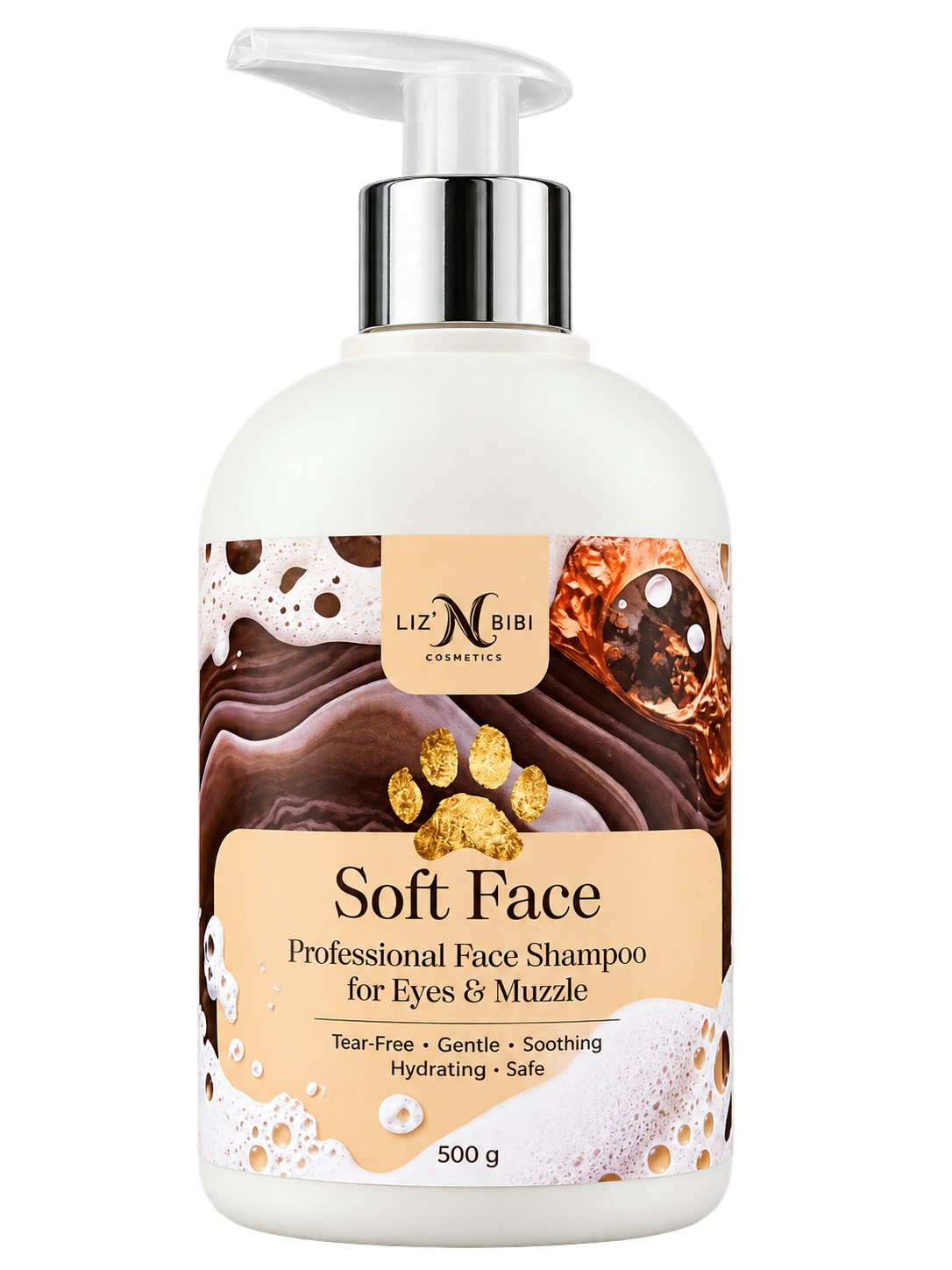 Liz'N Bibi Soft Face sampon pentru față și zona ochilor 500g