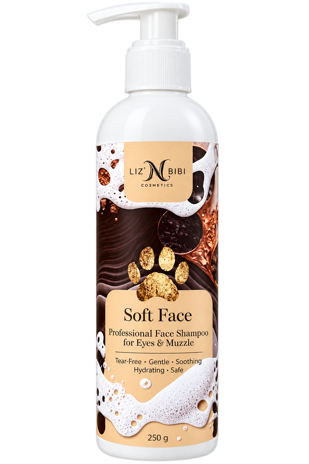 Liz'N Bibi Soft Face sampon pentru față și zona ochilor 250ml