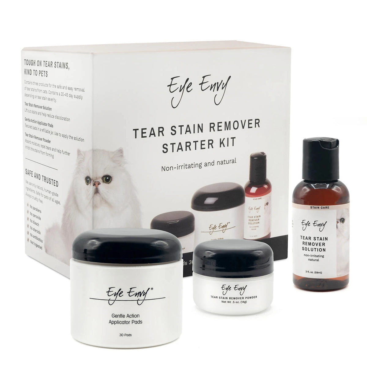 Eye Envy Kit Solutie de indepartarea petelor lacrimale la pisici