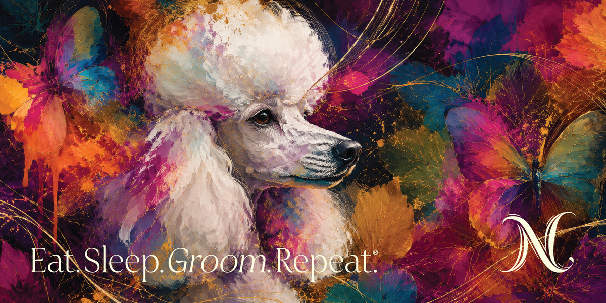 Liz'N Bibi Table mat 75x35 cm / Mousepad Art of Poodle