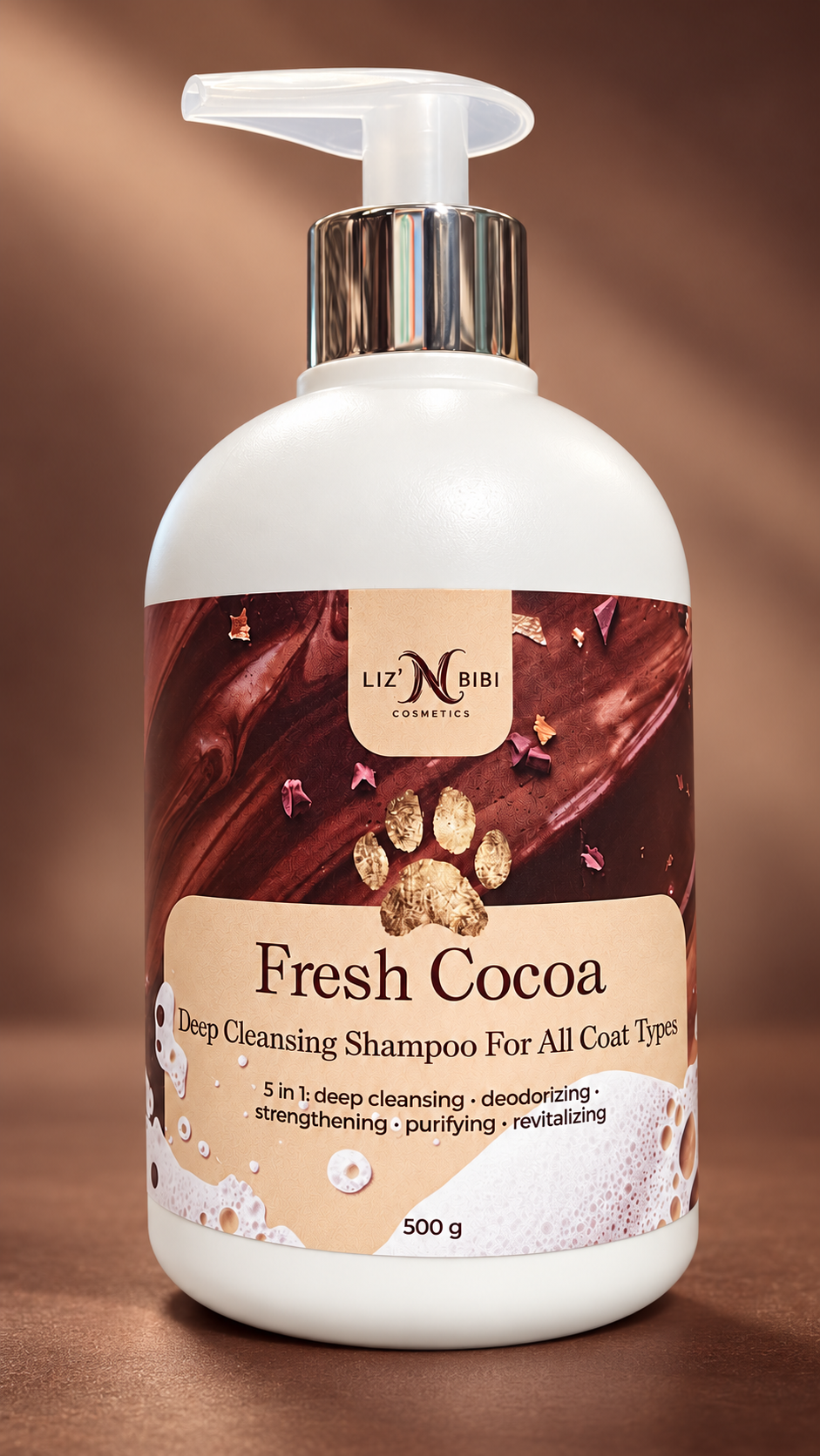 Liz'N Bibi Șampon Fresh cocoa pentru curățare profundă 500ml
