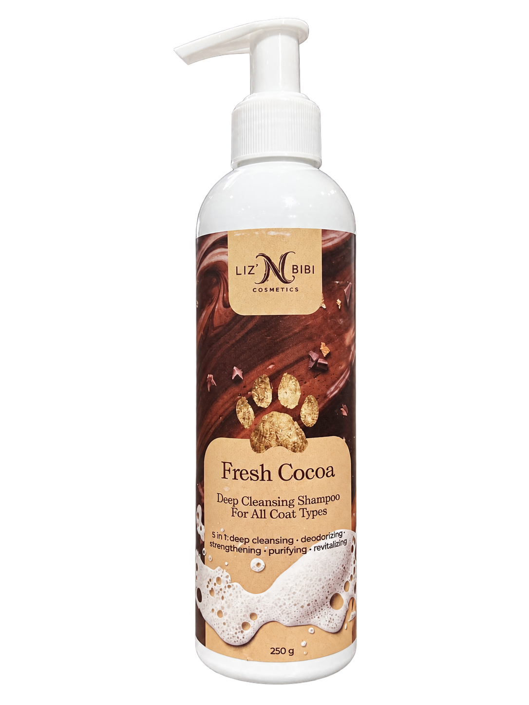 Liz'N Bibi Șampon Fresh cocoa pentru curățare profundă 250ml