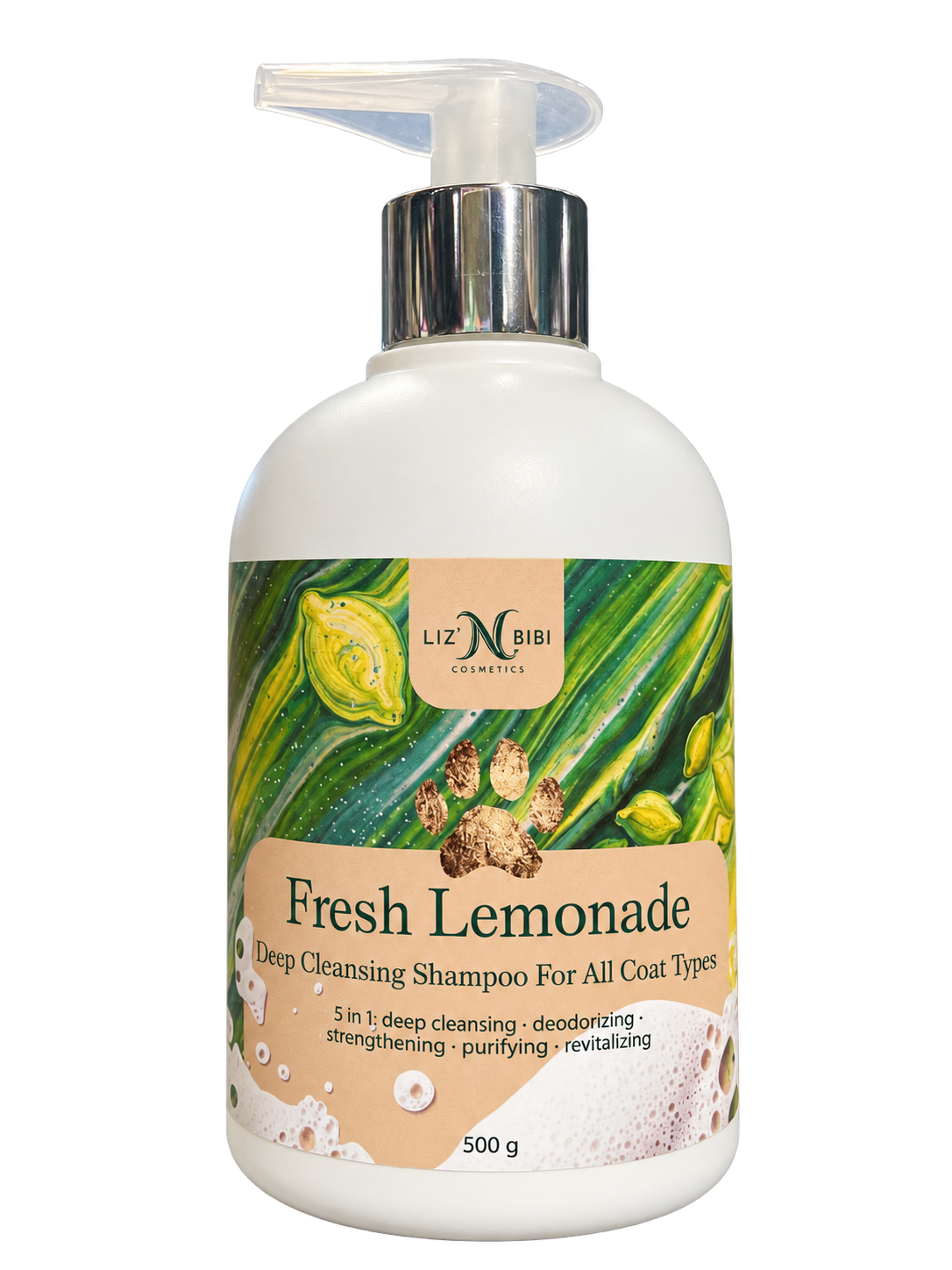 Liz'N Bibi Șampon Fresh Lemonade pentru curățare profundă 500ml