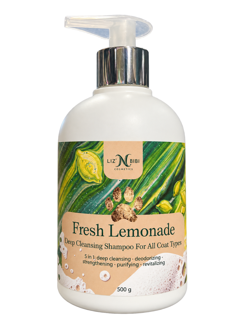 Liz'N Bibi Șampon Fresh Lemonade pentru curățare profundă 500ml