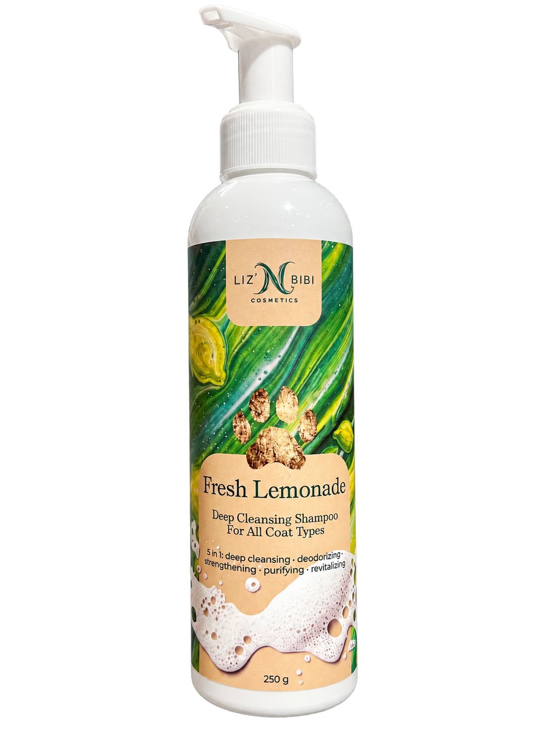 Liz'N Bibi Șampon Fresh Lemonade pentru curățare profundă 250ml