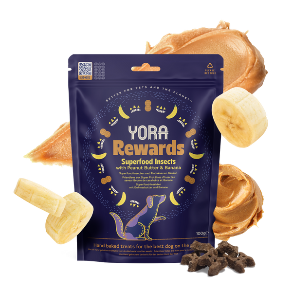 Yora Recompense Hipoalergenice Rewards Unt de Arahide & Banane 100g