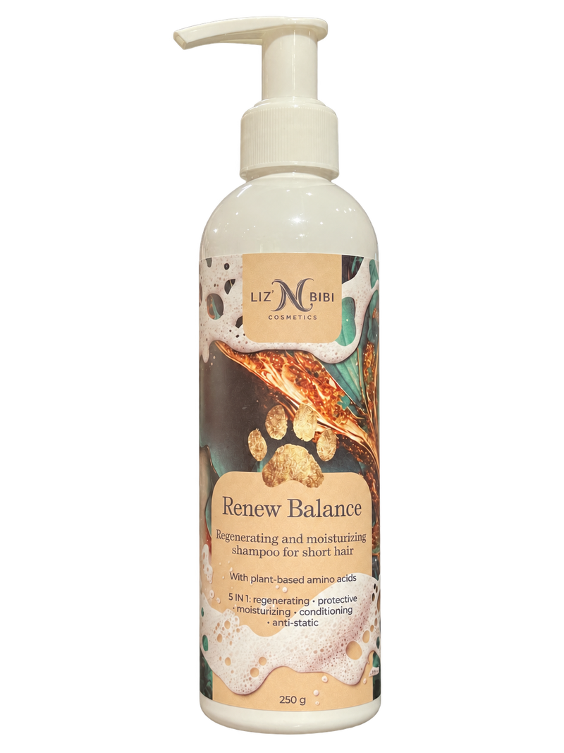Liz'N Bibi Renew balance Sampon regenerare si hidratare pentru par scurt 250ml