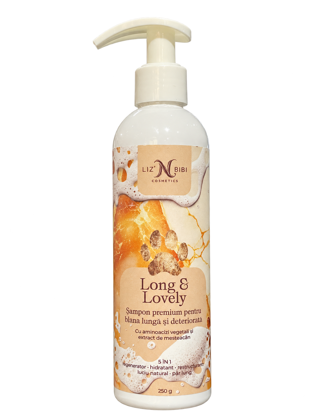 Liz'N Bibi Șampon Long&Lovely pentru câini și pisici cu blană lungă 250ml