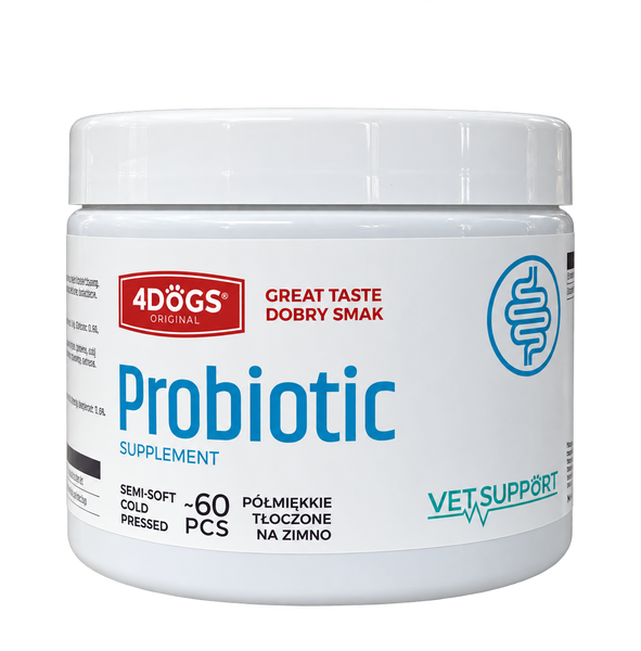 4Dogs Supliment Probiotic 60buc