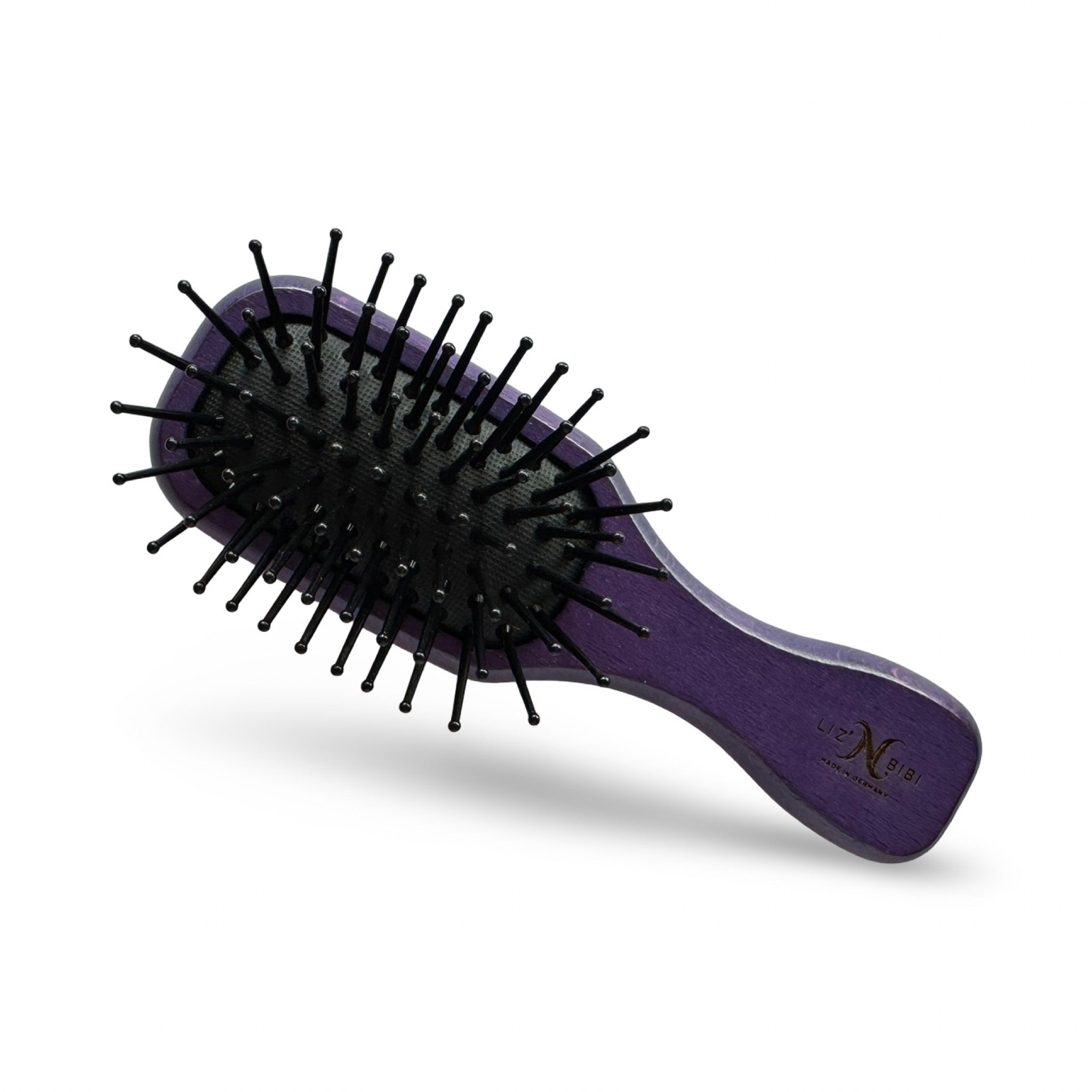 LIZ’N BIBI Perie  Mini din Lemn de Fag, Culori Asortate