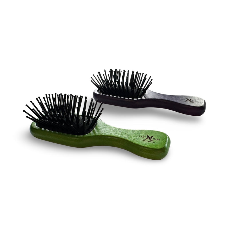 LIZ’N BIBI Perie  Mini din Lemn de Fag, Culori Asortate