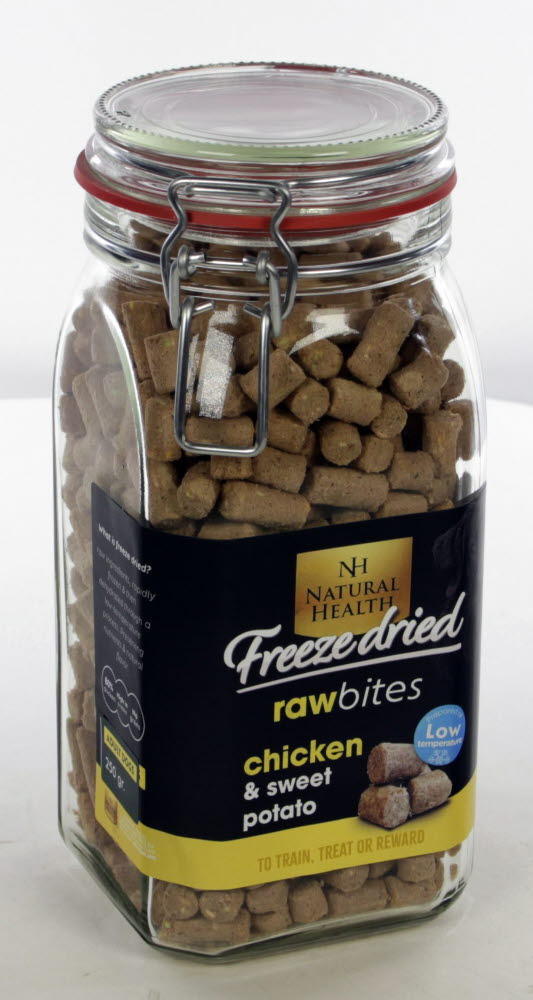 Natural Health Recompense Raw Bites Congelate si Uscate cu Pui 250g