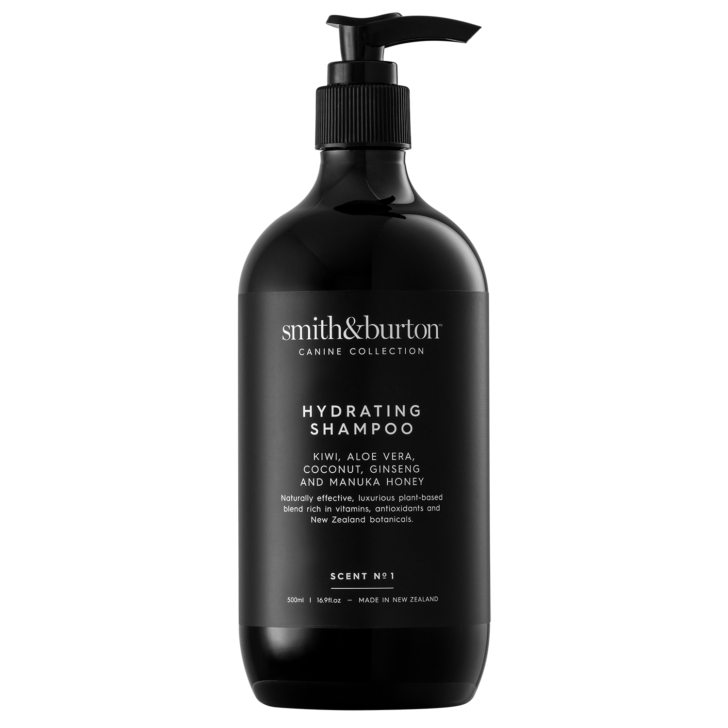 Smith&Burton Sampon Hidratant BIO cu Kiwi, Aloe Vera, Miere de Manuka, Ginseng si Nuca de Cocos