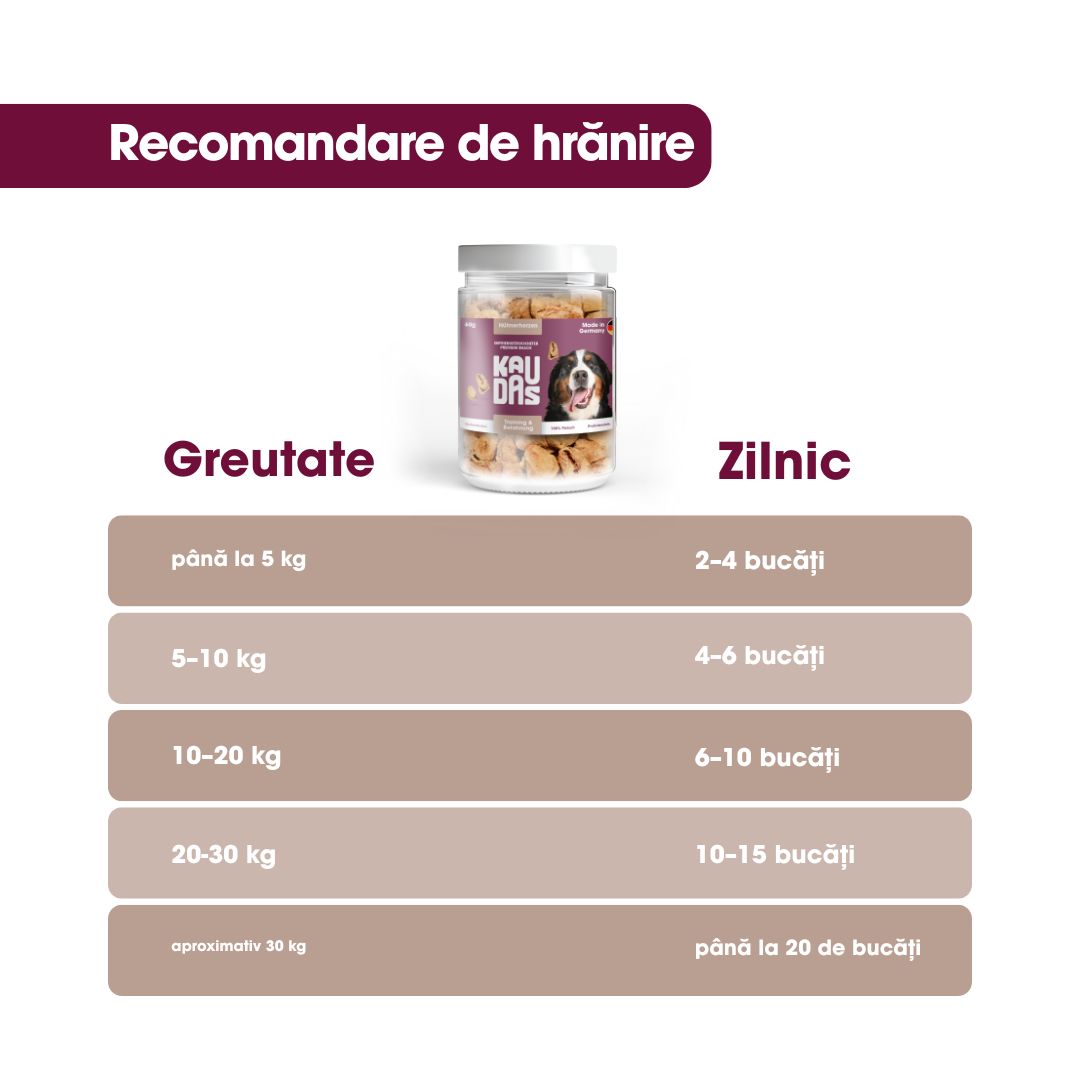 FDT Inimi de Pui Deshidratate 60g