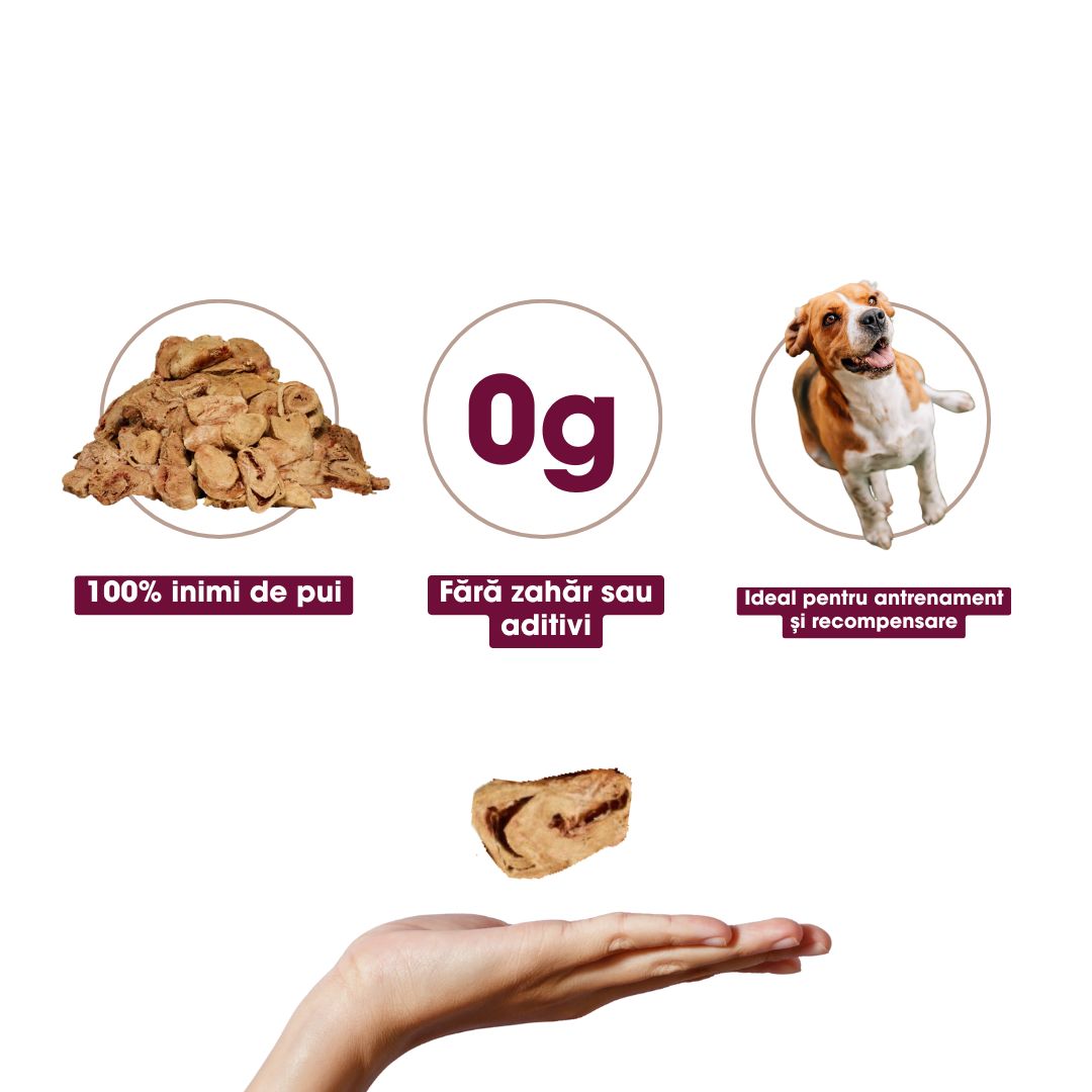 FDT Inimi de Pui Deshidratate 60g