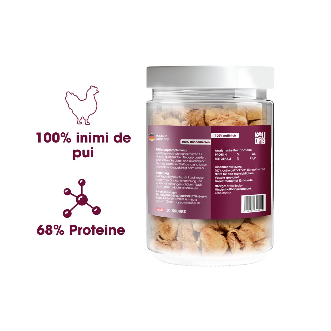 FDT Inimi de Pui Deshidratate 60g