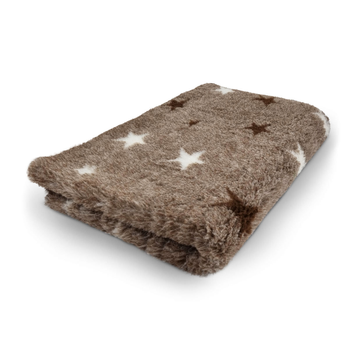 .VET BED Covoras Antiderapant Maro cu stele