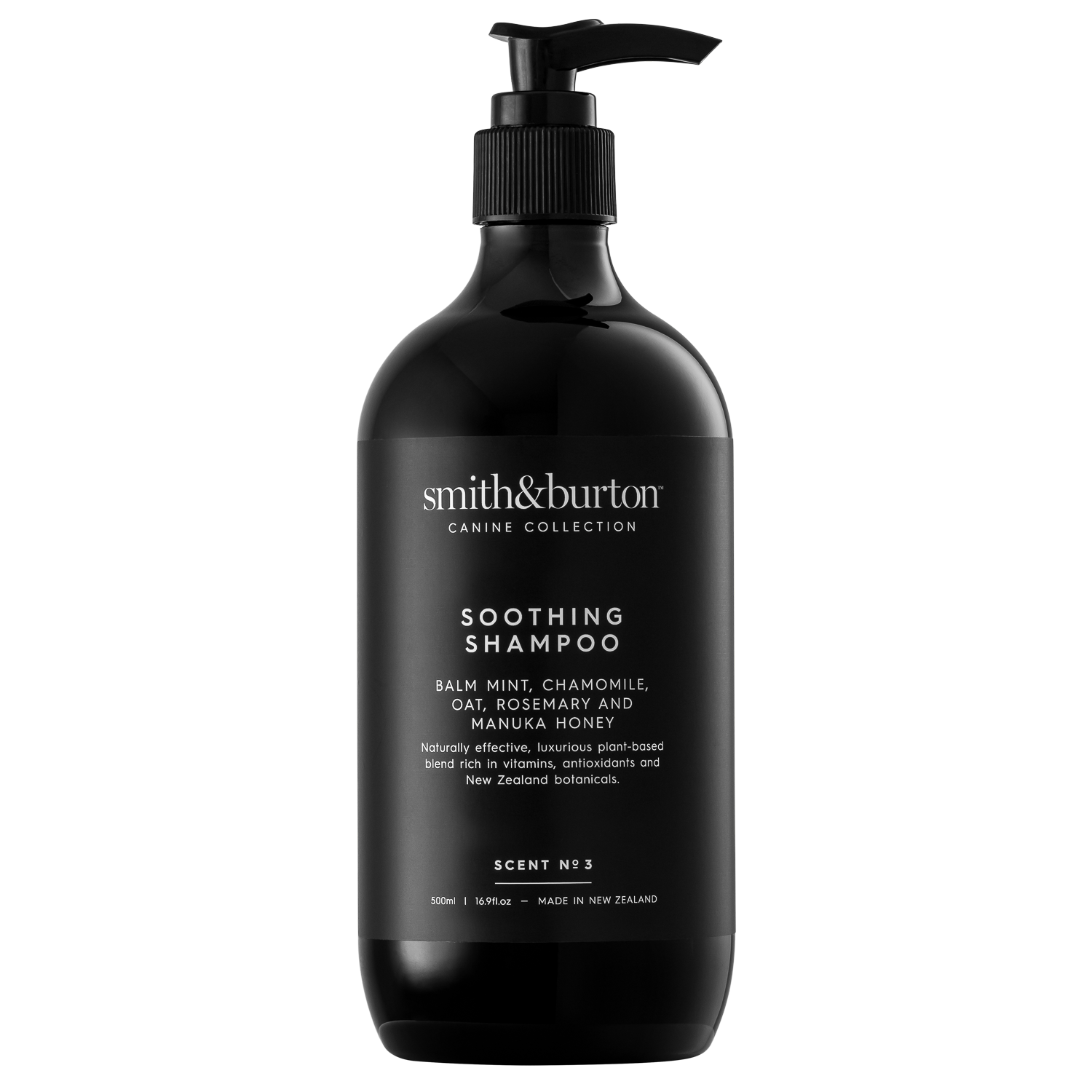 Smith&Burton Sampon Calmant BIO cu Balsam de Menta, Musetel, Ovaz, Rozmarin si Miere de Manuka