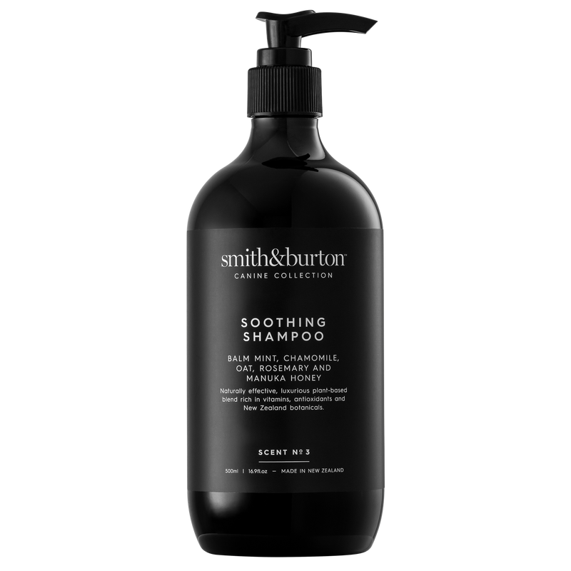 Smith&Burton Sampon Calmant BIO cu Balsam de Menta, Musetel, Ovaz, Rozmarin si Miere de Manuka