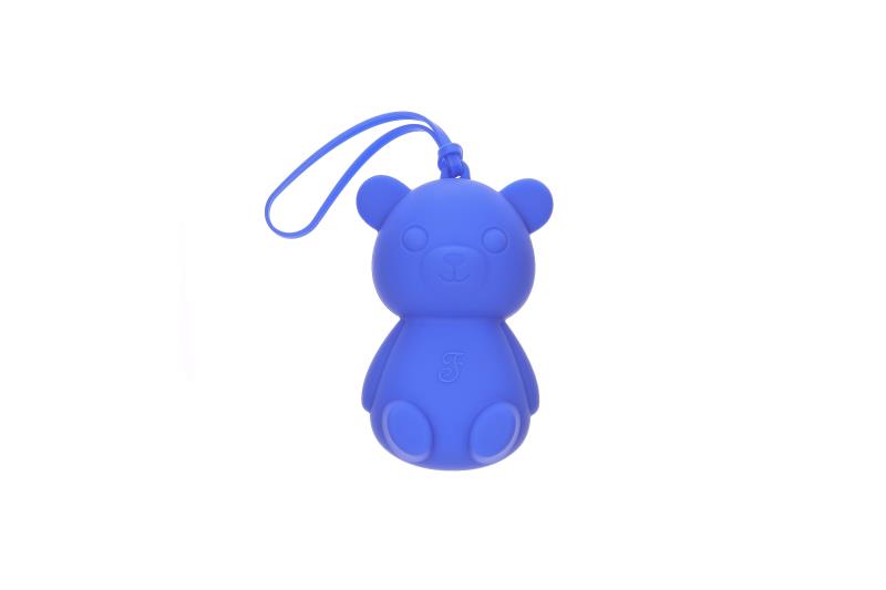 Suport Pungi Igienice silicon Teddy albastru