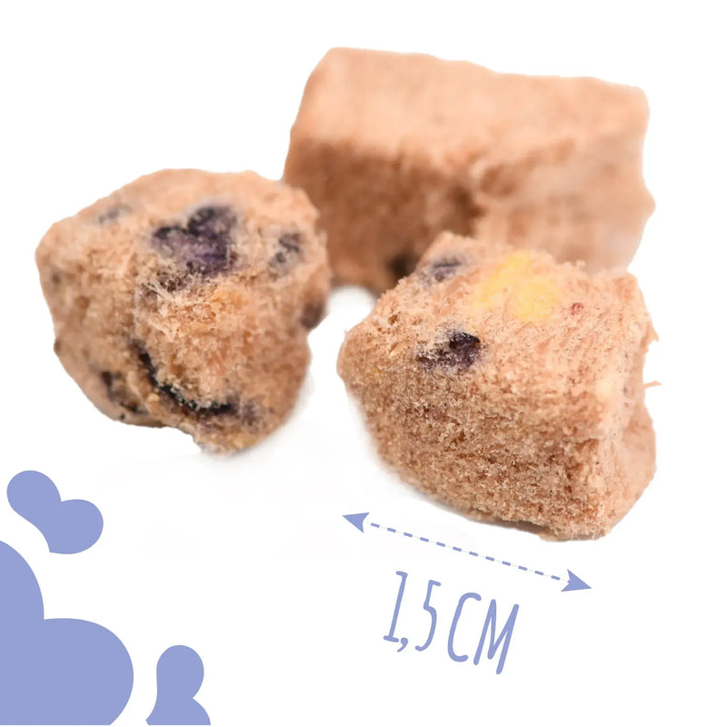 MAVSY Recompense pentru Caini, Sufleu de Curcan cu Afine, 50 g