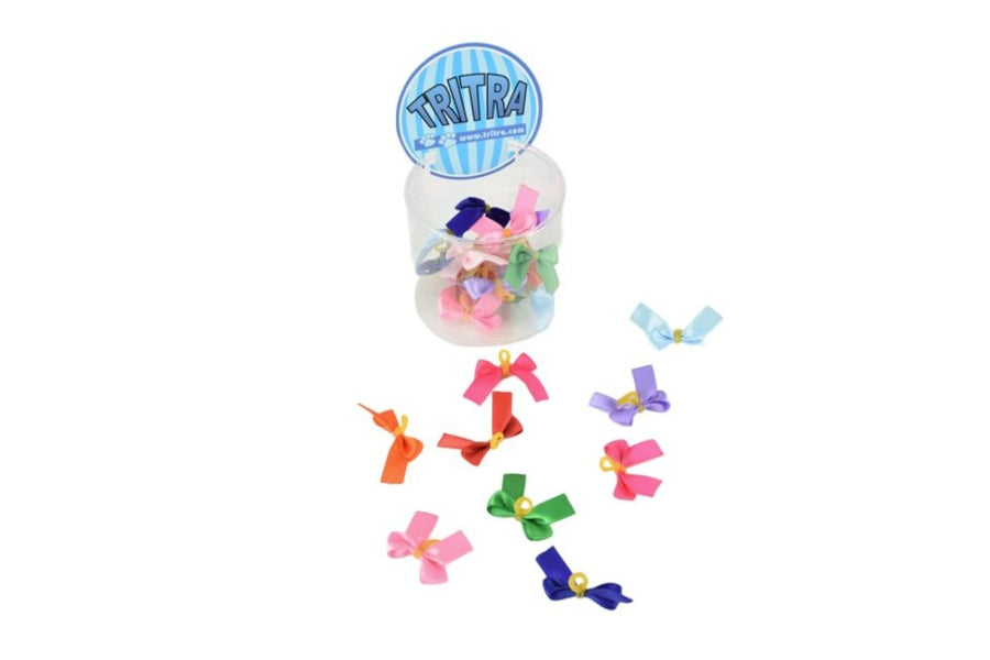 Tritra fundite colorate simple, 25 buc.