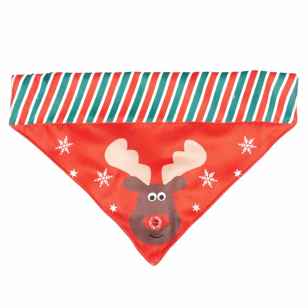 Bandana Craciun cu led 24.5x16.5x1.5 cm