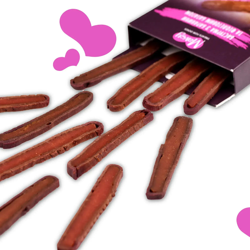 MAVSY Recompense pentru Caini, Basturma din Carne de Oaie si Cartof Violet, 100 g