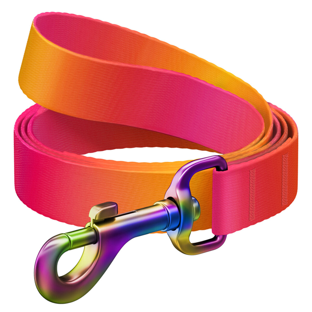 Waudog Lesa nylon reciclat, gradient portocaliu