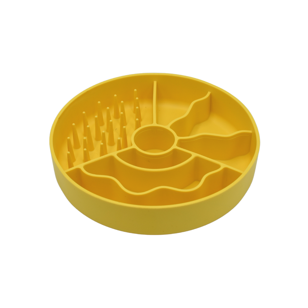 Fiboo Bol Hranire lenta Galben