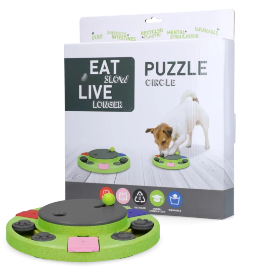 Castron hranire lenta Eat Slow Live Longer Puzzle Rotund