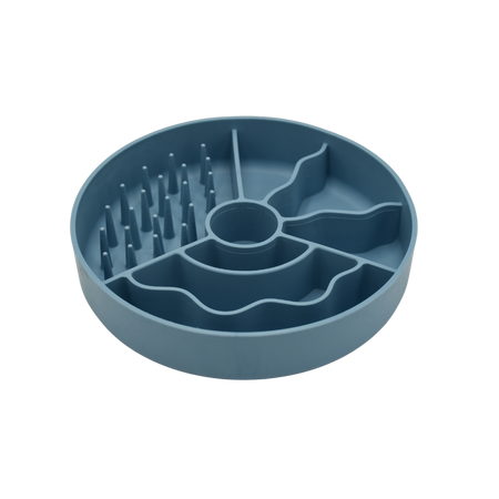 Fiboo Bol Hranire lenta Albastru