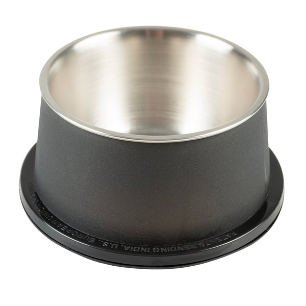 Bol Hrana Matte Fix Conic Negru