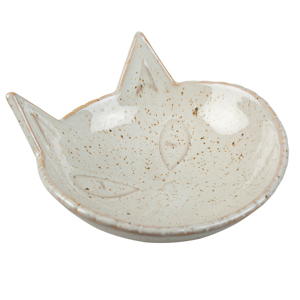Castron ceramic Kitty 175ml-gri-14x14x6,5cm