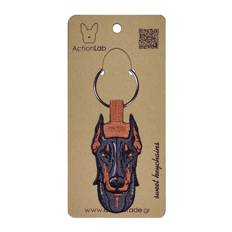 Breloc Action Doberman