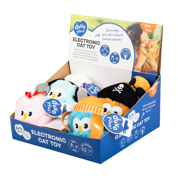 Jucarie Bufnita de plus electronica 6x10x13cm