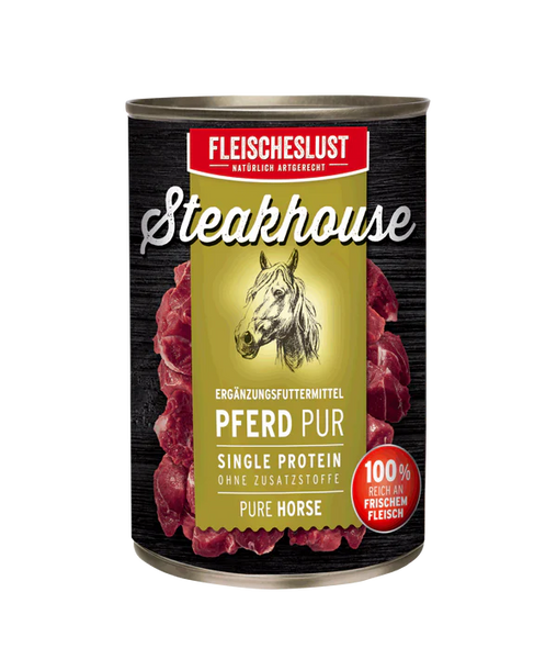 Conserva 100% Steakhouse cu carne de cal